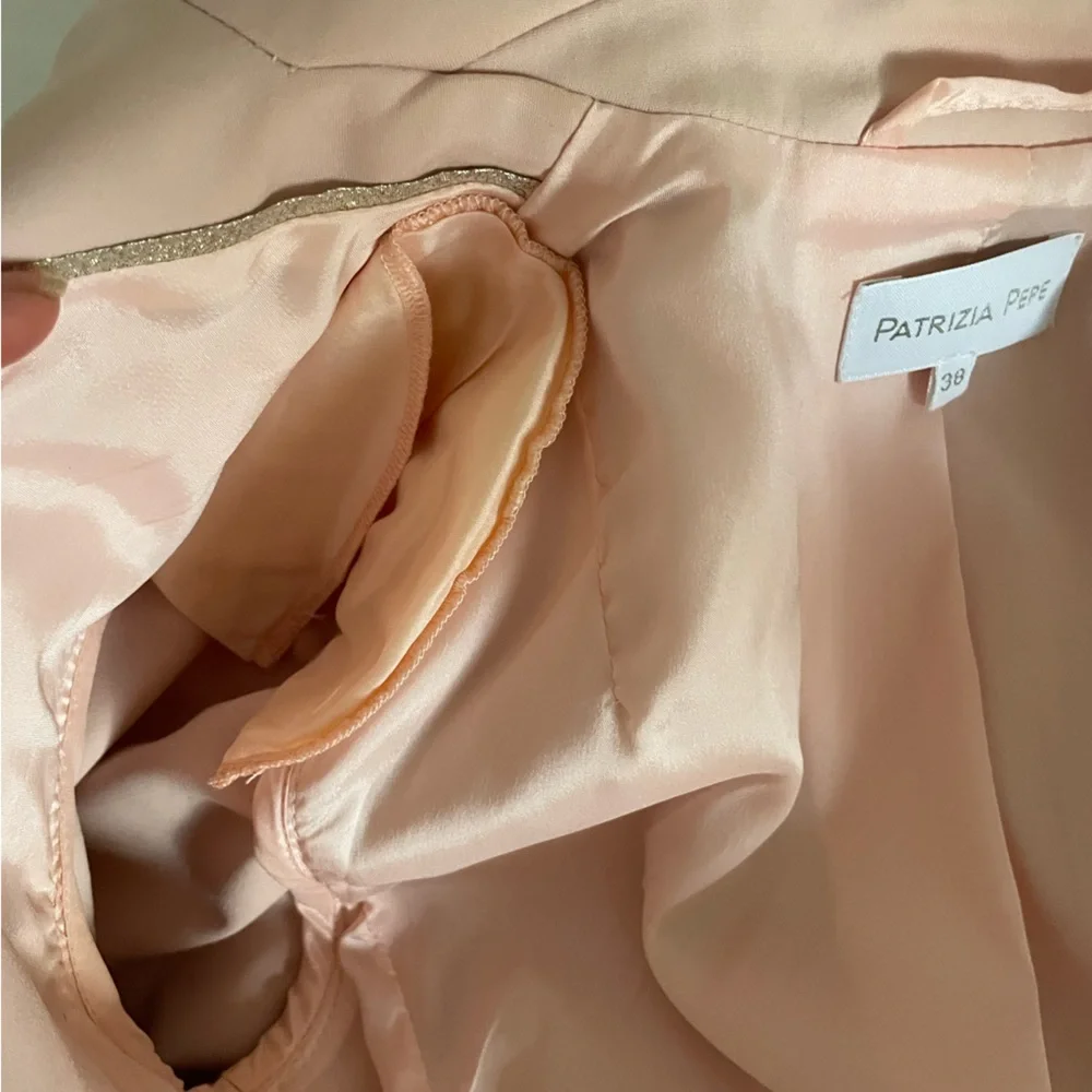 Patrizia Pepe Dress Suit Set Nude Pink - Picture 12 of 15